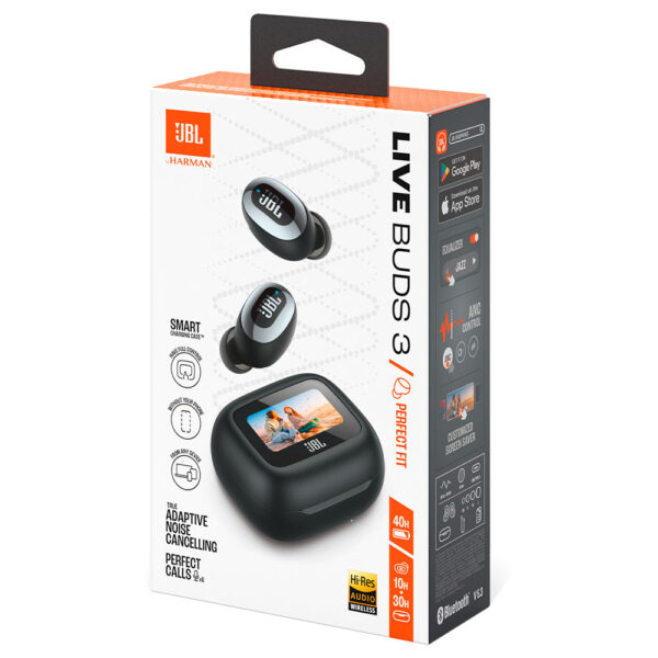 Auricular JBL Live Buds 3 Perfect Fit TWS Bluetooth - Negro