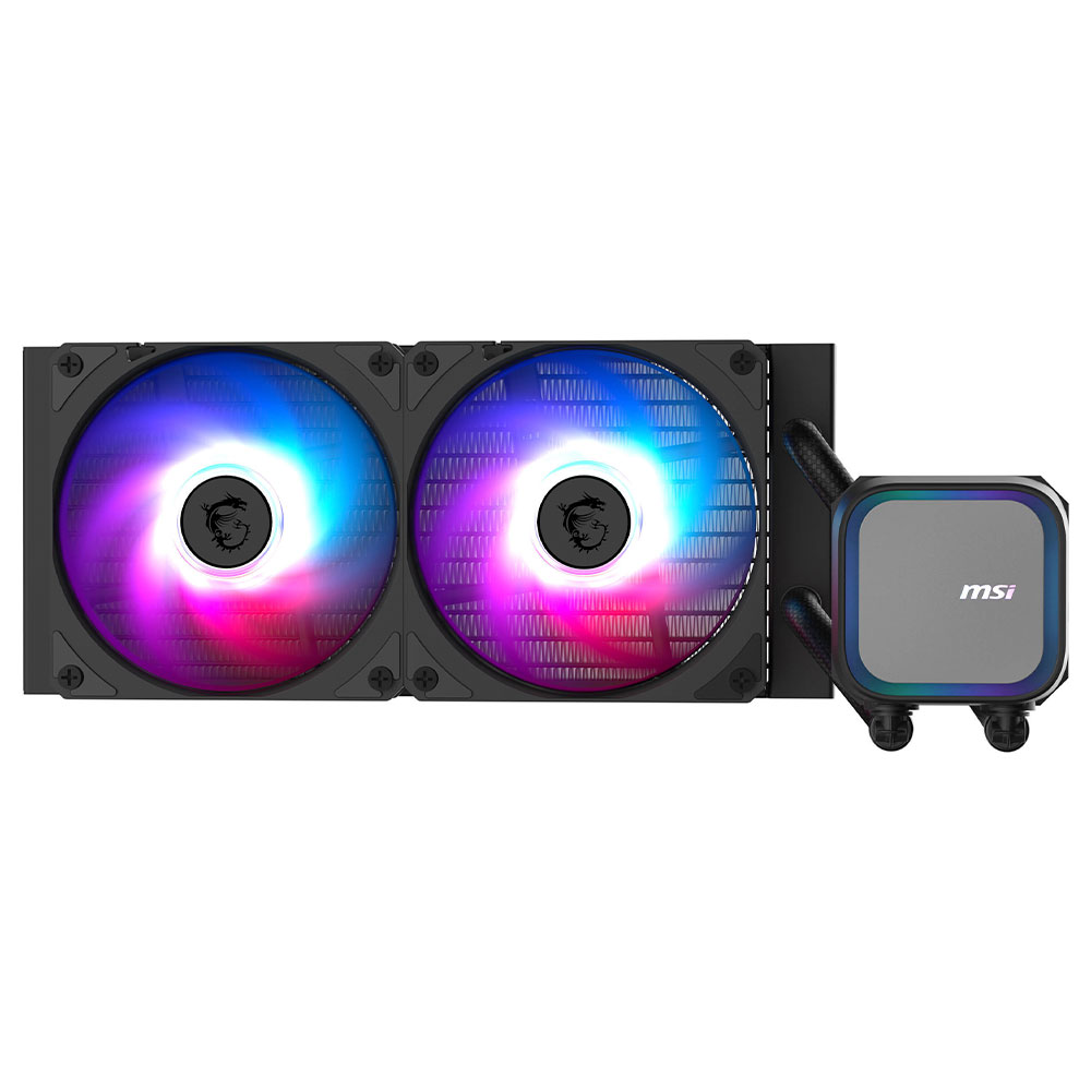 Water Cooler para Procesador MSI Mag Coreliquid A13 240 Intel 1150-1851 AMD AM5-AM4 240MM - Negro