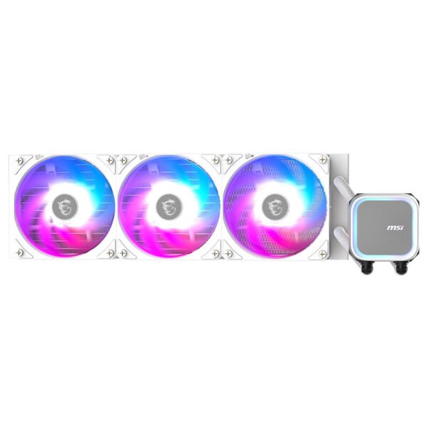 Refrigeración Líquida MSI Mag Coreliquid A13 360 White Intel 1150-1851 Amd AM5-AM4 ARGB 360mm Blanco