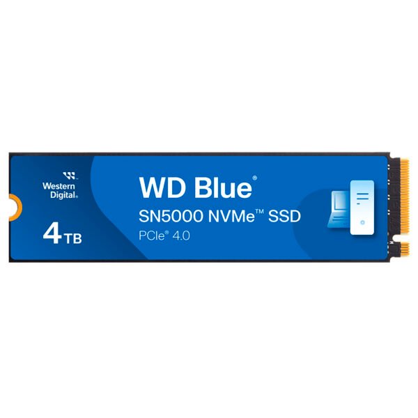SSD WESTERN DIGITAL M.2 4TB Blue SN5000 NVME-WDS400T4B0EQ