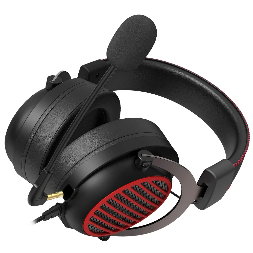 Auricular Gamer Redragon H540 Luna Con Cable - Negro Rojo