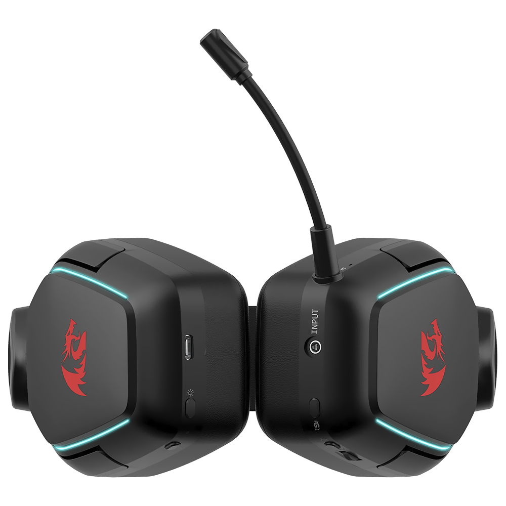 Auricular Gamer Redragon H868 Mira Wireless - Negro