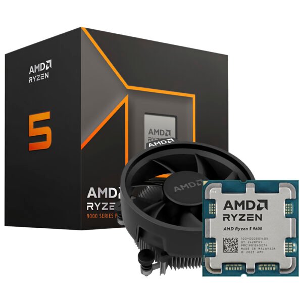 Procesador AMD RYZEN 5 9600 Socket AM5 3.8GHZ 38MB