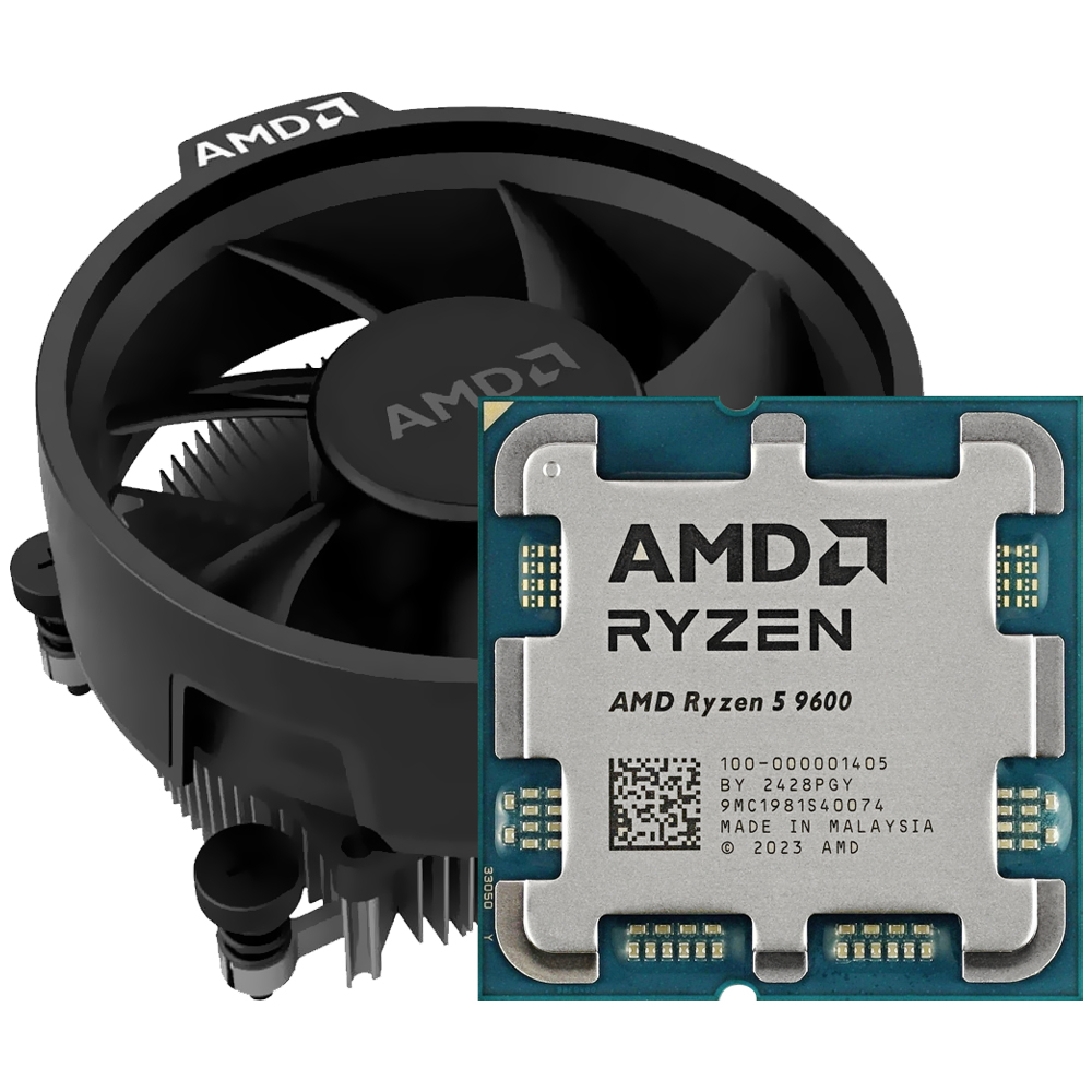 Procesador AMD Ryzen 5 9600 Socket AM5 3.8GHz 38MB