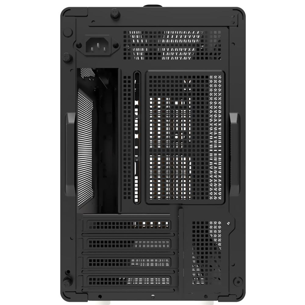Gabinete Gamer darkFlash WD200 Wood Edition Micro ATX Negro