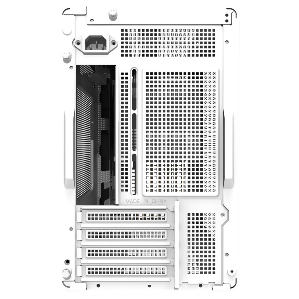Gabinete Gamer darkFlash WD200 Wood Edition Micro ATX Blanco