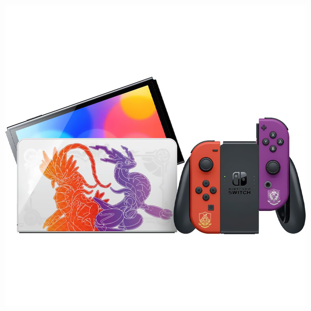 Consola Nintendo Switch OLED 64GB Pokémon Scarlet & Violet Edition - Naranja Morado (HEG-S-KEAAA)