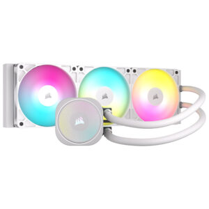 Water Cooler para Procesador Corsair Nautilus 360 RS ARGB 360MM - Blanco (CW-9060095-WW)