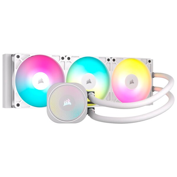 Refrigeración Líquida Corsair Nautilus 360 Rs ARGB 360mm Blanco (CW-9060095-WW)