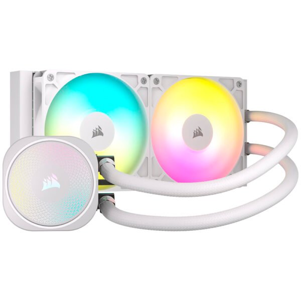 Refrigeración Líquida Corsair Nautilus 240 Rs ARGB 240mm Blanco (CW-9060094-WW)