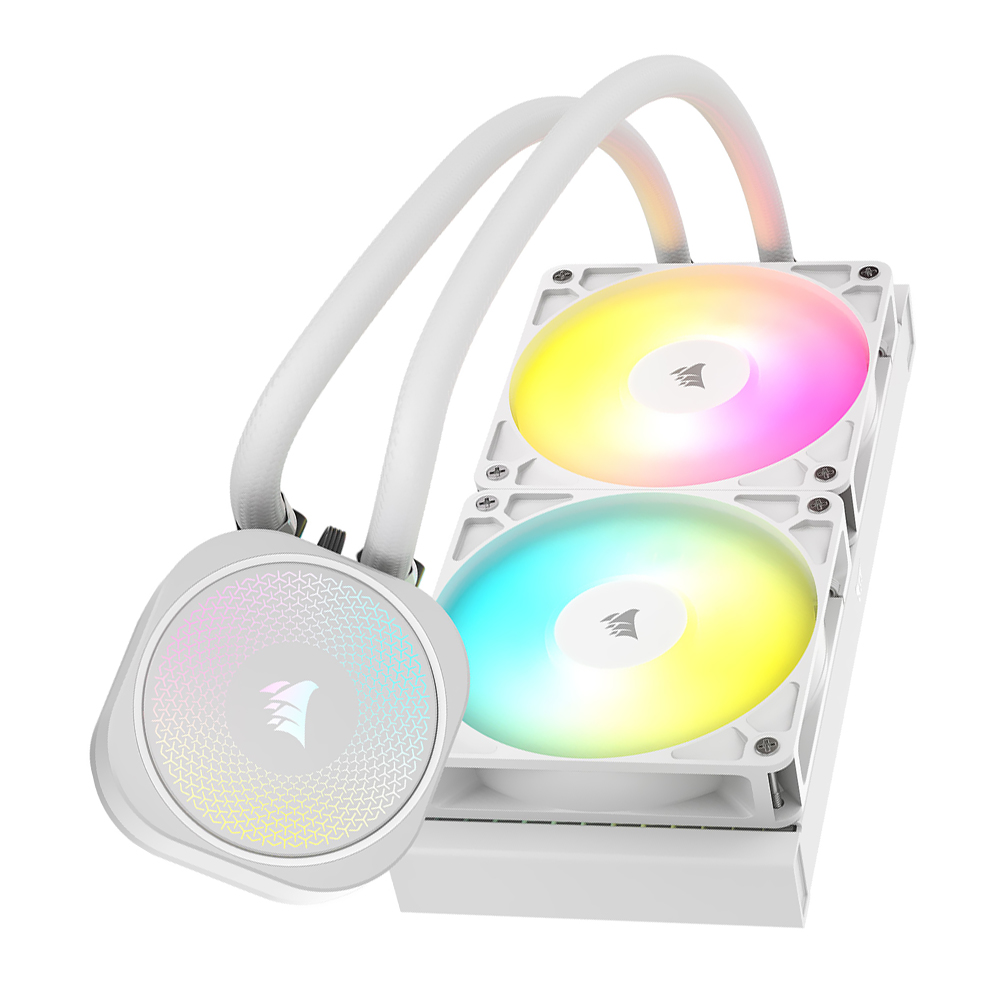 Water Cooler para Procesador Corsair Nautilus 240 RS ARGB 240MM - Blanco (CW-9060094-WW)