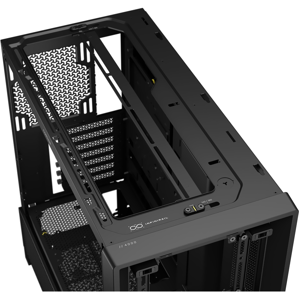 Gabinete Gamer Corsair CC-9011312-WW Frame 4000D RS Mid Tower Negro
