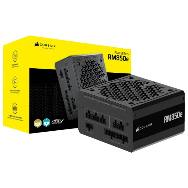 Fuente de Alimentación Corsair RM850E Rme 850W ATX Modular Cybenetics Gold CP 9020296 BR