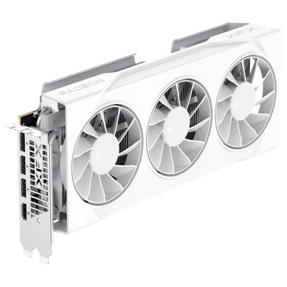 Tarjeta Gráfica XFX Quick Silver Gaming White Magnetic 16GB Radeon RX9070 XT GDDR6 RX-97TMAQKW9