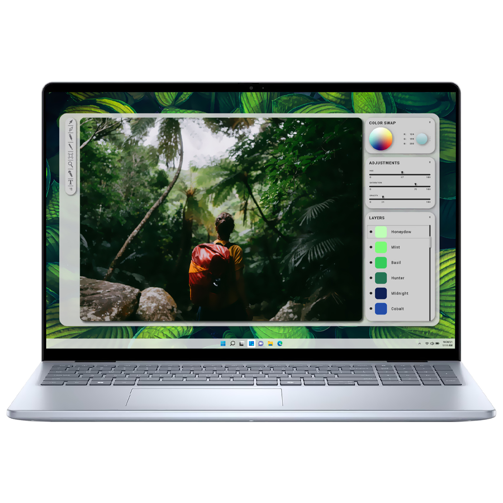 Notebook Dell Inspiron 16 I5640-7609BLU-PUS Intel Core 7 150U Pantalla Touch FHD+ 16" 32GB de RAM 1TB SSD