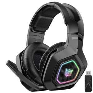 Auricular Gamer Onikuma B100 RGB Wireless - Negro