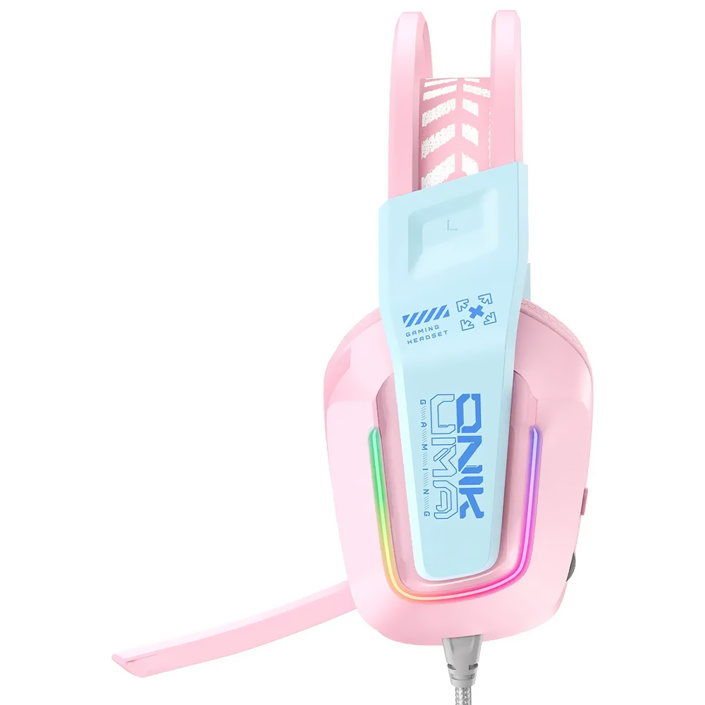 Auricular Gamer Onikuma X13 RGB Con Cable - Rosa