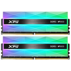 Memoria RAM ADATA XPG Lancer Neon DDR5 32GB (2x16GB) 6400MHz RGB - Negro / Gris (AX5U6400C3216G-DCLANRSG)