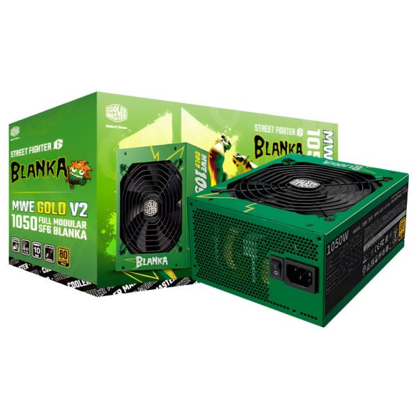 Fuente de Alimentación Cooler Master MWE Gold V2 SF6 Blanka 1050W ATX Modular 80 Plus Gold - MPE-A501-AFCAG-3VWO