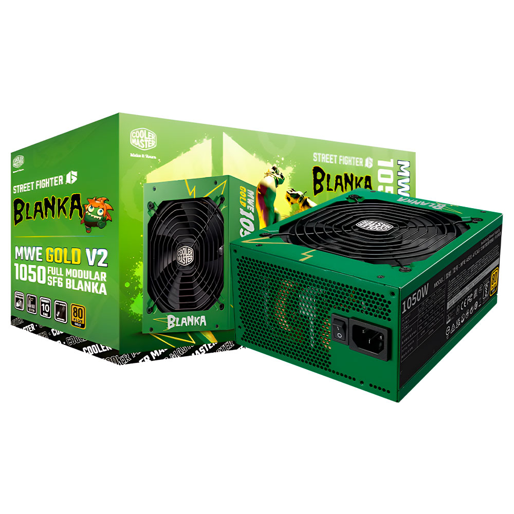 Fuente de Alimentación Cooler Master MWE Gold V2 SF6 Blanka 1050W ATX Modular 80 Plus Gold - MPE-A501-AFCAG-3VWO