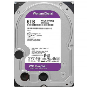 HDD Western Digital 6TB WD Purple 3.5" SATA 3 5400RPM WD64PURZ