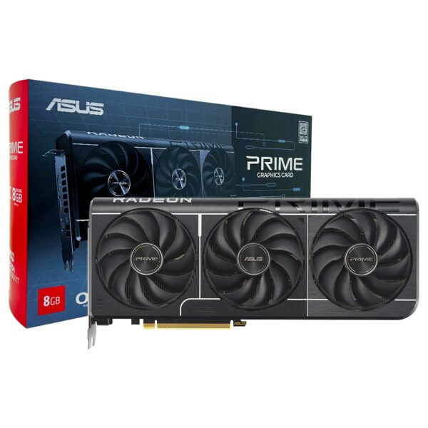 Tarjeta Gráfica ASUS Prime OC Gtiii 8 GB Radeon RX 9060 XT GDDR6-PRIME-RX 9060XT-O8G