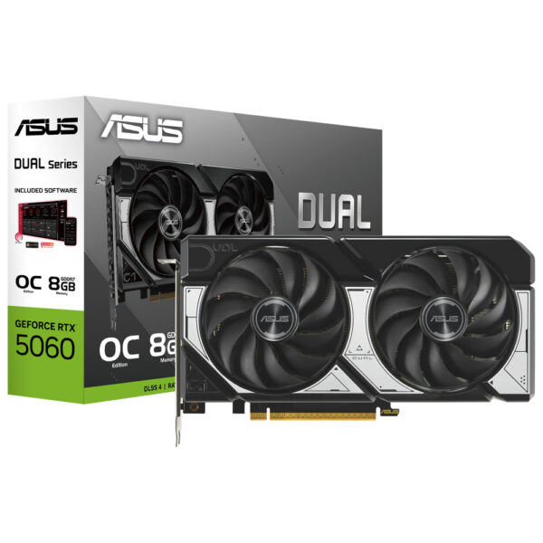 Tarjeta Gráfica ASUS Dual OC 8 GB GeForce RTX 5060 GDDR7-DUAL-RTX 5060-O8G
