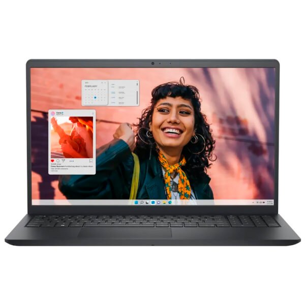 Notebook Dell 15 DC15250 Intel Core 3 100U Pantalla 15.6 Full HD 8GB RAM 512GB SSD Windows 11 Home - Carbon Negro (Inglés)