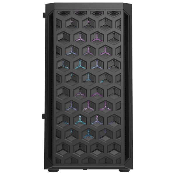 Gabinete Gamer DarkFlash DK300M Micro ATX 3 Cooler Negro