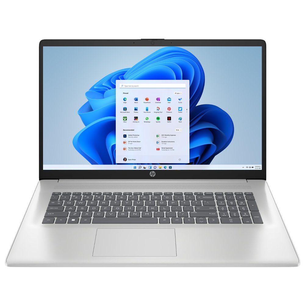 Notebook HP AI 17-CN5075CL Intel Core Ultra 7 255U Pantalla Touch HD+ 17.3" 16GB de RAM 1TB SSD