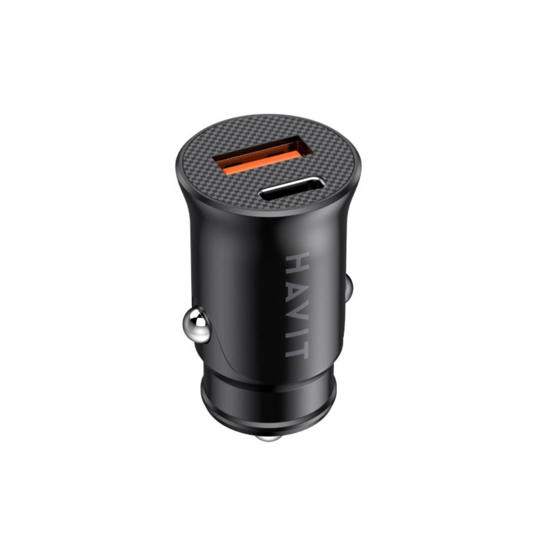Cargador de Vehiculo Havit NV-CC2022-N Negro