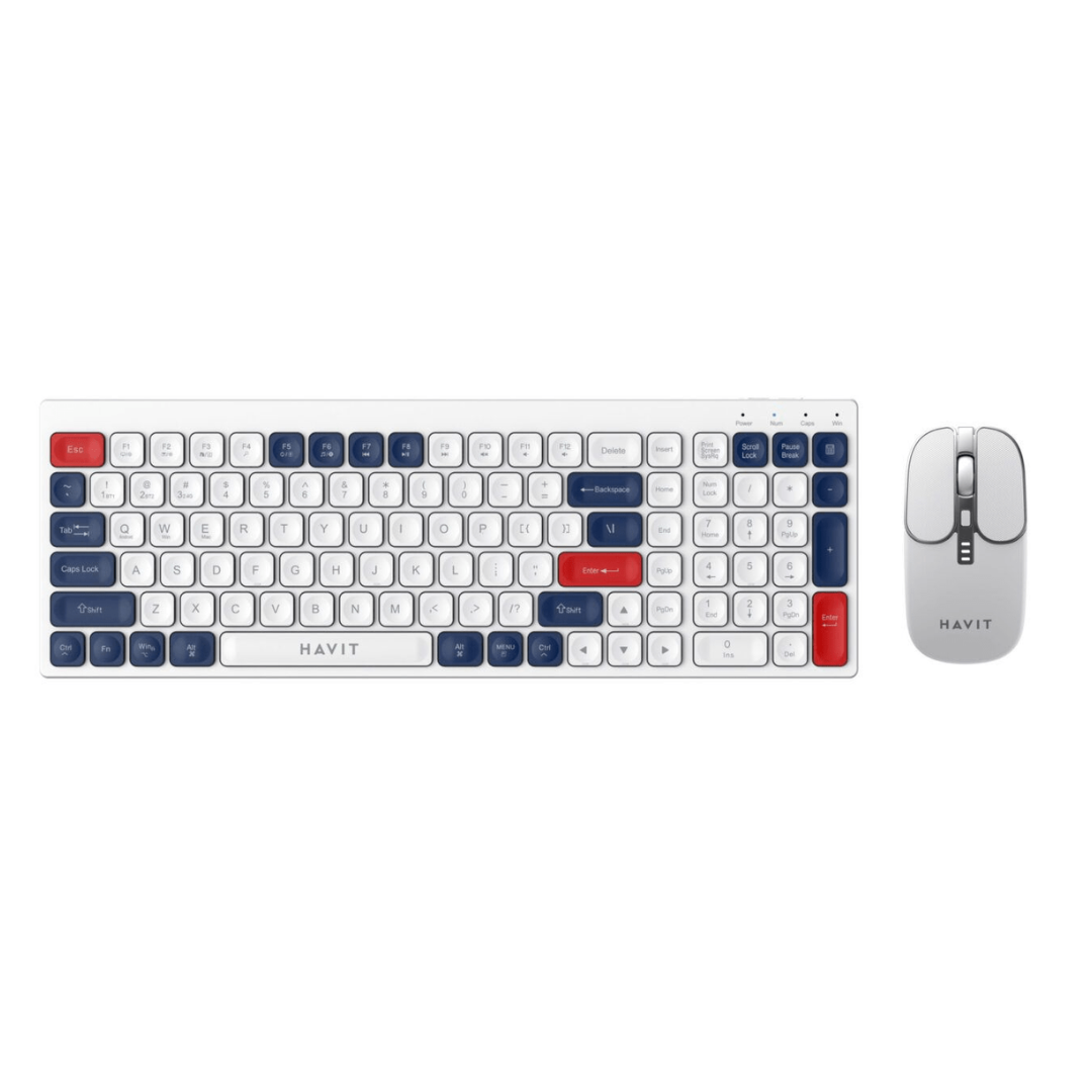 Kit Havit NV-KB830WB-SP Teclado y Mouse Wireless