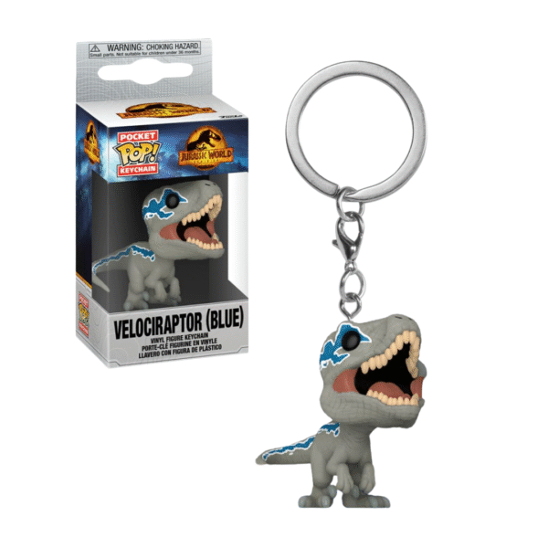 Llavero Funko Pocket Pop Keychain Jurassic World Dominion Blue