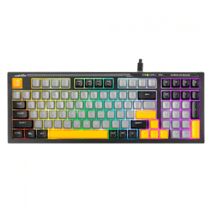 Teclado Marvo N-K638B RGB USB Negro