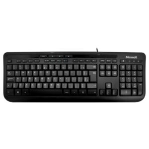Teclado Microsoft Wired 600 ANB-00005 USB Portugués Negro