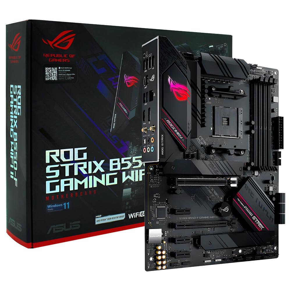 Placa Madre ASUS ROG Strix B550-F Gaming Socket AM4 DDR4 (Wi-Fi)
