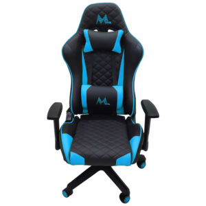 Silla Gamer Mtek MK01 Negro Azul