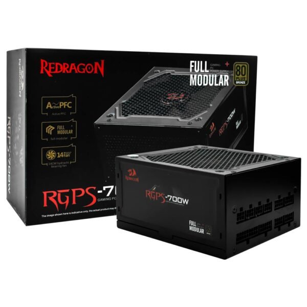 Fuente de Alimentación de Alimentación Redragon GC PS005 700W ATX Modular 80 Plus Bronze
