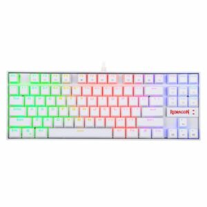 Teclado Gamer Mecánico Redragon K552W-RGB Kumara USB RGB Inglés - Branco