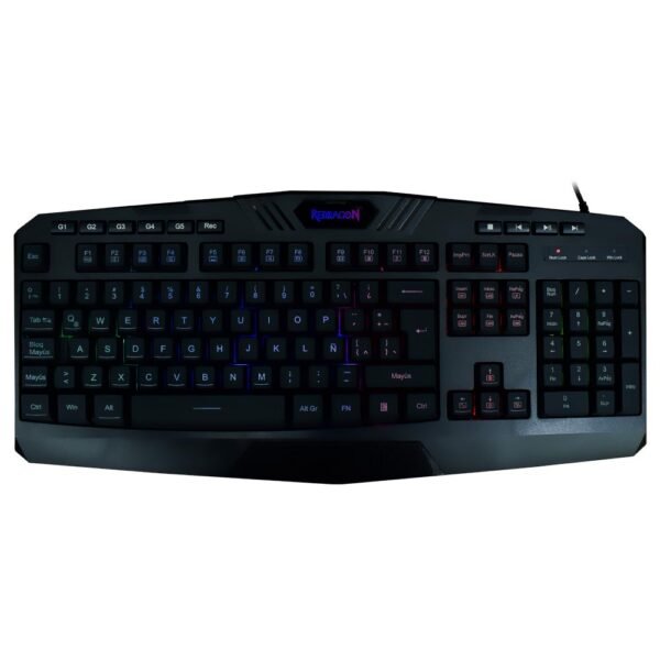 Teclado Gamer Redragon K503A Harpe Pro USB RGB Español Negro