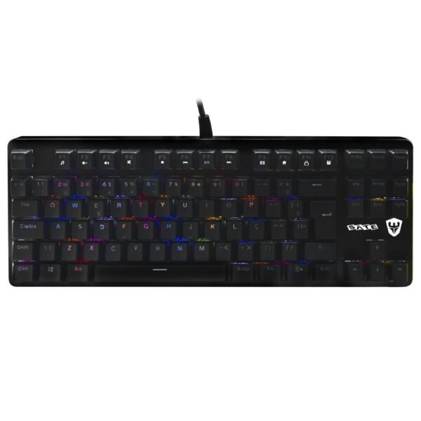 Teclado Gamer Mecánico SATELLITE Gk-501 USB RGB Portugués-Negro