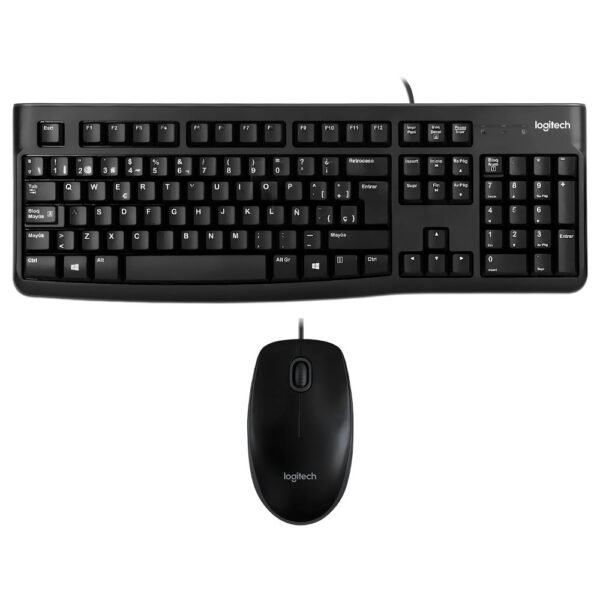 Teclado+mouse LOGITECH MK120 USB Español-Negro (920-004428)
