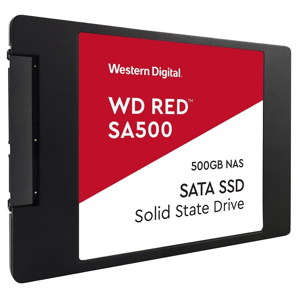 SSD Western Digital 500GB SA500 Red 2.5" SATA 3 - WDS500G1R0A