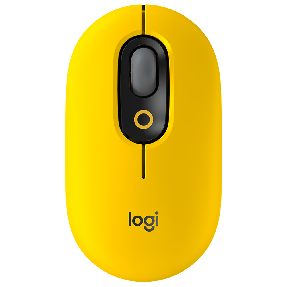 Mouse Logitech Pop Emoji Bluetooth - Amarillo (910-006549)