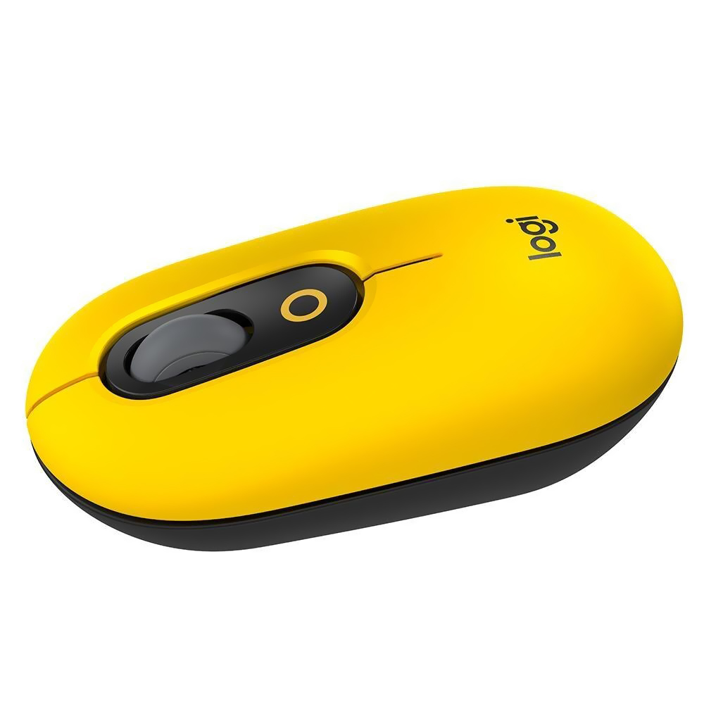 Mouse Logitech Pop Emoji Bluetooth - Amarillo (910-006549)
