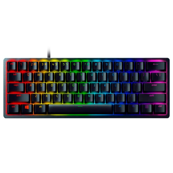 Teclado Gamer Mecánico Razer Huntsman Mini Optical USB RGB Inglés Negro (RZ03-03390200-R3M1)