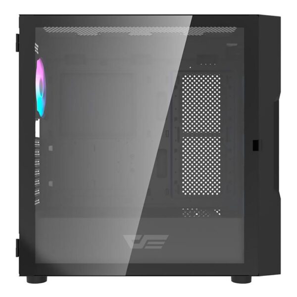 Gabinete Gamer darkFlash DK431 E-ATX 4 Cooler ARGB Negro
