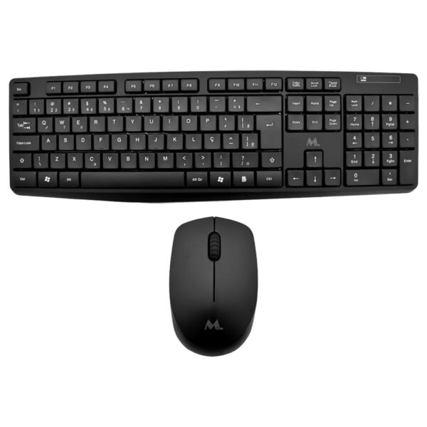 Teclado+mouse Mtek KM5239 Wireless Portugués-Negro