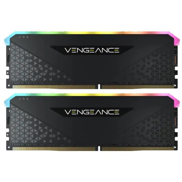 Memoria RAM CORSAIR VENGEANCE Rgb Rs DDR4 64GB (2X32GB) 3600MHZ Negro (CMG64GX4M2D3600C18)