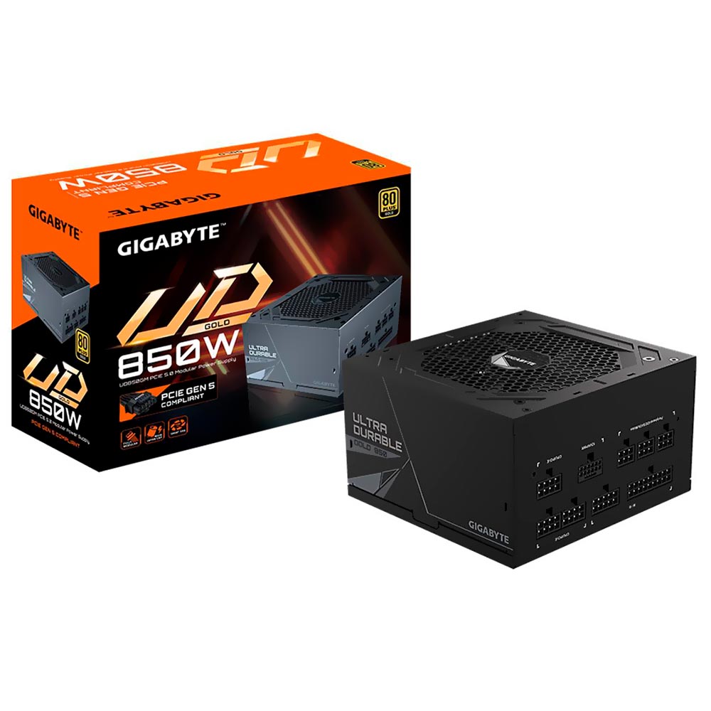 Fuente de Alimentación Gigabyte GP-UD850GM PG5 850W ATX Modular 80 Plus Gold